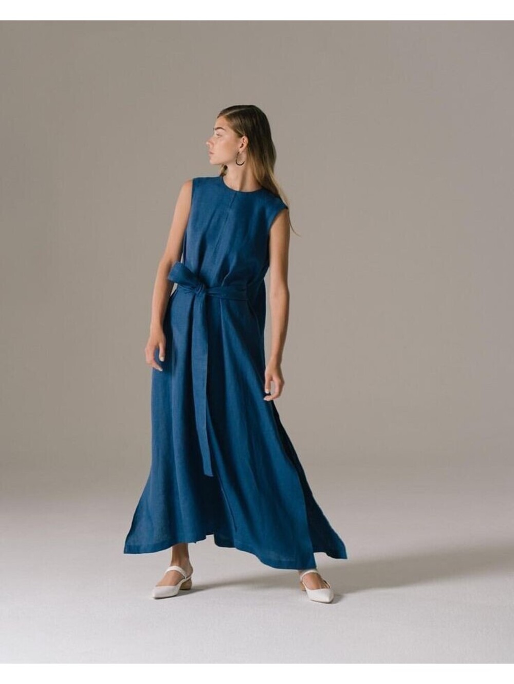 Fabiana Pigna Linen Dress Size Small